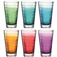 6 VERRES HAUTS VARIO 28 CL couleur - Visuel 0