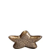 Coupe étoile 23 cm marron - Visuel 0