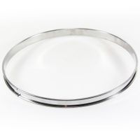 Cercle à tarte D. 28 cm H.2 cm inox - Visuel 0