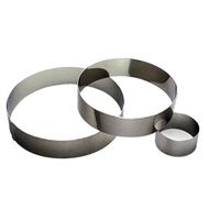 Cercle à mousse inox diamètre 26 cm - Visuel 0