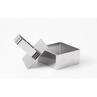 Poussoir carré 6,8 x 6,8 cm - Visuel 1