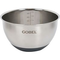 Bol inox fond silicone 20 cm - Visuel 0