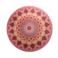 Tapis vinyle rond MANDALA 80 cm - Visuel 1