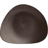 Assiette plate CUBA chocolat - Visuel 1