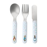 Coffret couverts pierre lapin 3 pièces - Visuel 0