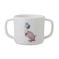 Tasse 2 anses antidérapante avec bec amovible pierre lapin - Visuel 1