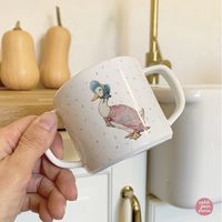 Tasse 2 anses antidérapante avec bec amovible pierre lapin - Visuel 3