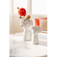 Fleur tissu Dahlia orange H.77 cm - Visuel 0