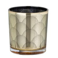 Photophore Gatsby Or 7x7x8cm - Visuel 0