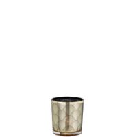 Photophore Gatsby Or 7x7x8cm - Visuel 1