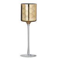 Photophore sur pied Gatsby Or 9x9x30cm - Visuel 0