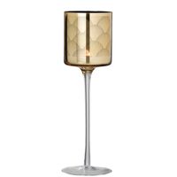 Photophore sur pied Gatsby Or 9x9x30cm - Visuel 1