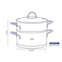 Cuit vapeur Cailin 20 cm - Visuel 3