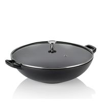 Wok Calido en fonte noire 36 cm - Visuel 1