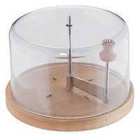 Girolle à fromage en bois + cloche - Visuel 1