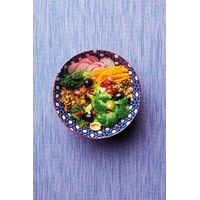 Bol Buddha bowl - motifs floraux bleus - Visuel 2