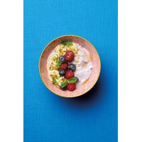 Bol Buddha bowl - motifs arqués bleus - Visuel 2