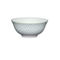 Bol Buddha bowl - motifs géométriques gris - Visuel 0