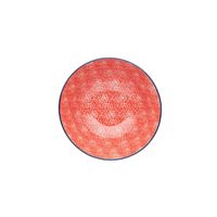Bol Buddha bowl - motif floral rouge - Visuel 1