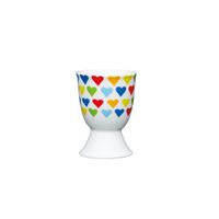 Coquetier en porcelaine - cœur - Visuel 0