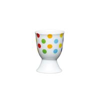 Coquetier en porcelaine - pois - Visuel 0