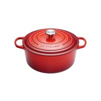 Cocotte ronde cerise 24 cm - Visuel 0