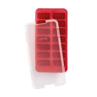 Bac glaçons rectangulaires 14 rouge - Visuel 0