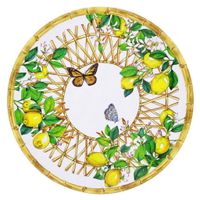 Plat rond en mélamine Capri D 35,5 cm - Visuel 1