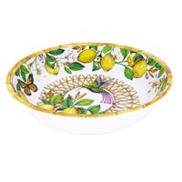 Assiette creuse en mélamine Capri 23 cm - Visuel 1