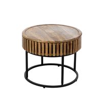 Tables Roseau en bois de manguier - Visuel 1