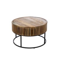 Tables Roseau en bois de manguier - Visuel 2