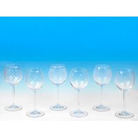 6 verres à pied eau OSLO 35 CL - Visuel 1