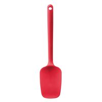 Spatule cuillère rouge en silicone - Visuel 1