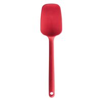 Spatule cuillère rouge en silicone - Visuel 0