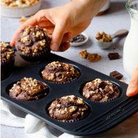 Moule à 6 muffins en silicone - Visuel 0