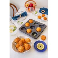 Plaque 9 madeleines Coquillages anti-adhérente - Visuel 2