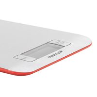 Balance de cuisine inox 5 kg rouge - Visuel 0