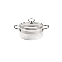 Casserole en verre 20 cm 4,2 L avec couvercle - Visuel 0