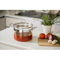 Casserole en verre 20 cm 2,5 L avec couvercle - Visuel 3