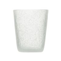 Verre bullé colors 30 cl blanc - Visuel 0