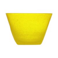 Coupelle bullée Colors 11,5cm jaune - Visuel 0