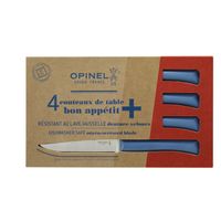 Lot de 4 couteaux à steak BON APPETIT + bleu - Visuel 2