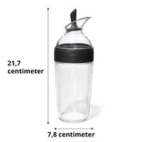 Shaker à vinaigrette 350 ml noir - Visuel 3