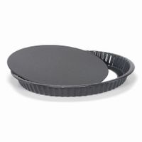 Moule à tarte émaillé fond amovible 30 cm - Visuel 0