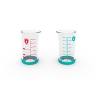 Verre doseur base silicone 200 ml - Visuel 0