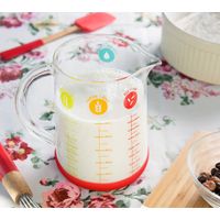 Pichet doseur en verre et silicone 1L - Visuel 1