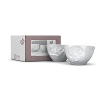 Coffret de 2 Bols visage Heureux et Oh Please! 20cl - Visuel 3