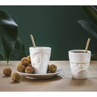 Mug expresso visage Grognon 8cl - Visuel 1