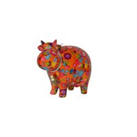 Tirelire vache Bella orange - Visuel 0