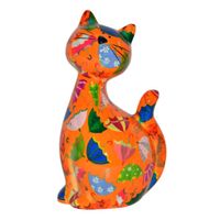 Tirelire chat Caramel Orange - Visuel 0